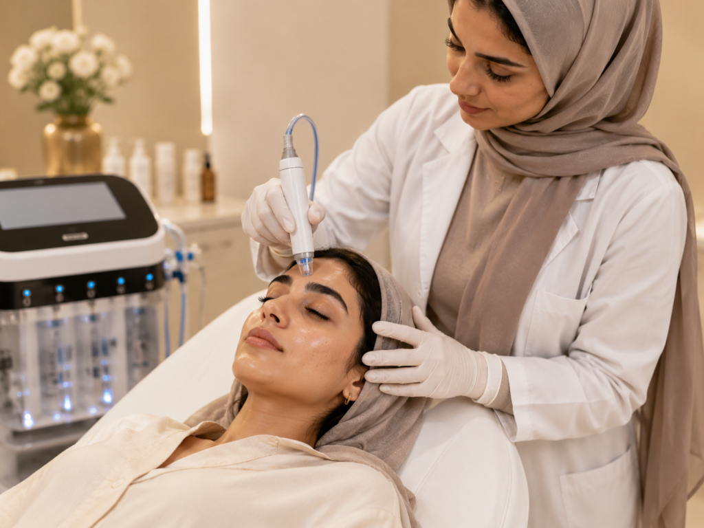 علاج المسام الواسعة